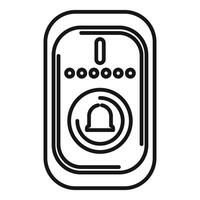 Wireless intercom system showing ringing icon vector