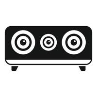 Sound bar delivering high quality audio experience vector