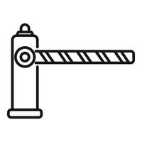 Automatic parking barrier gate system controlling access vector