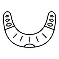 This neck pillow is perfect for traveling, providing support and comfort while sleeping vector