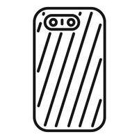 Smartphone case with stripes covering back for protection vector