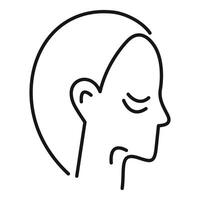 Man suffering from sore throat feeling sick with flu symptoms vector