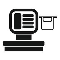 Airport body scanner detecting illegal objects vector