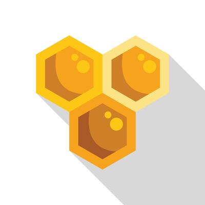 Honeycomb icon representing sweet honey production