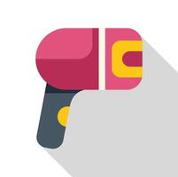 Electronic barcode scanner scanning bar code icon vector