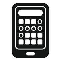 Smartphone water tracker application showing water balance vector