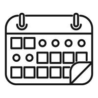 Wall calendar changing month page showing time passing vector