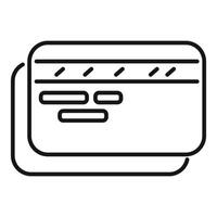 Client card representing loyalty program for regular customers vector