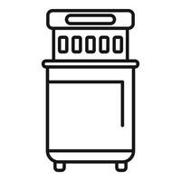Modern professional multi cooker machine for cooking line icon vector