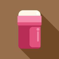 Pink deodorant stick providing long lasting freshness vector