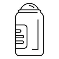 Roll on deodorant bottle offering long lasting freshness and odor protection vector