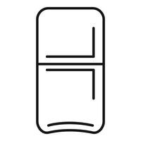Refrigerator icon representing storing food and cold storage appliance vector