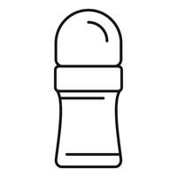 Roll on deodorant bottle spreading freshness with style vector