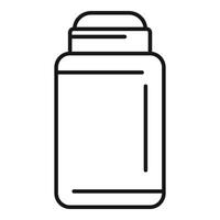 Stick deodorant container spreading freshness with a modern and minimalist design vector