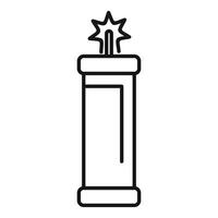 Dynamite with burning wick is ready to explode vector