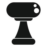Modern web camera pointing forward simple icon vector