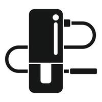 Coffee machine icon showing coffee maker brewing espresso vector