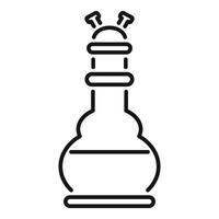 Double hose hookah relaxing and enjoying flavored shisha concept icon vector