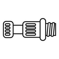 Car air conditioner pipe connecting showing cooling system vector