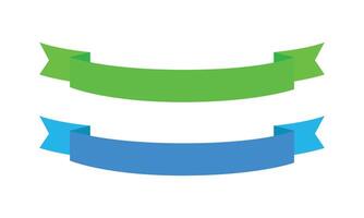 Color collection with labels ribbons on a white background vector