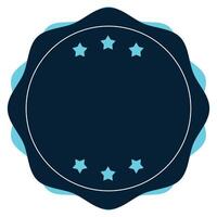 Badges Emblem Label Icon illustration on white background vector