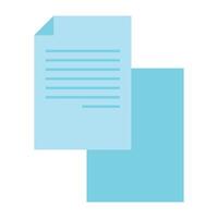 Documents Icon Style illustration on white background vector