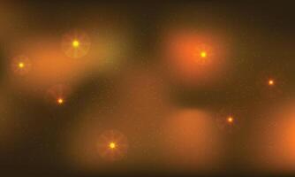 Bokeh lights effect on dark background design vector