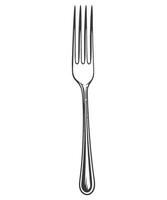 A fork with a long handle and a short fork vector