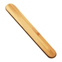 A wooden stick on a white background vector