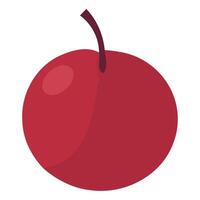 A red apple icon on a white background vector