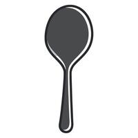 Spoon icon illustration isolated on white background vector