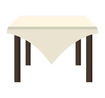Table cloth on a white background vector