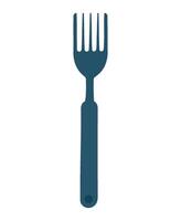 Fork icon isolated on white background vector