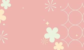 Linear vintage style vaporwave background vector