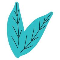Leaves nature icon illustration isolated on a white background vector