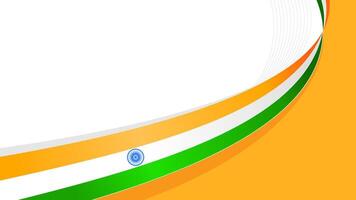 waving india flag background with copy space for text. suitable for india republic day vector