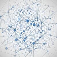 Global network connections with points and lines,Connected lines with dots.- illustration. vector
