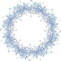 Global network connections with points and lines,Connected lines with dots.- illustration. vector