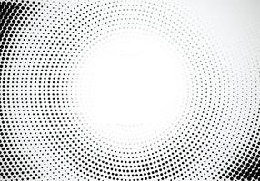 Dotted Halftone Background. Monochrome Gradient Backdrop. Points Pop-art Pattern. Grunge Modern Texture. illustration vector