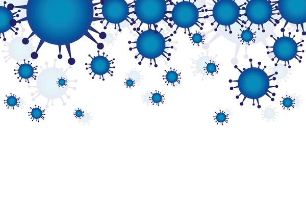 Coronavirus outbreak and coronavirus flu background. Coronavirus 2019-nKoV. Pandemic health risk, immunology, virology, epidemiology concept.