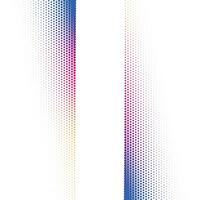 Color halftone texture, abstract yellow pink dotted gradient background vector