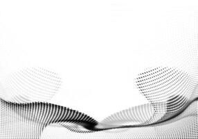 Basic halftone dots effect in black and white color. Halftone effect. Dot halftone. Black white halftone.Background with monochrome dotted texture. Polka dot pattern template. circle dot vector
