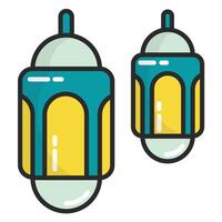 Lantern for Ramadan Icon vector
