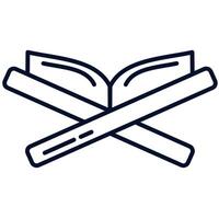 reading Qur'an for Ramadan Icon vector
