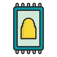 Sajadah for Ramadan Icon vector