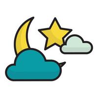 iftar time for Ramadan Icon vector