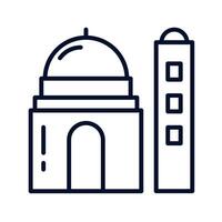 Mosque for Ramadan Icon vector