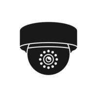 Fixed CCTV, Security Camera Icon Template Illustration Design vector