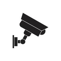 Fixed CCTV, Security Camera Icon Template Illustration Design vector