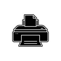 Printer icon. Simple element illustration. Printer symbol design template. Can be used for web and mobile UI. vector